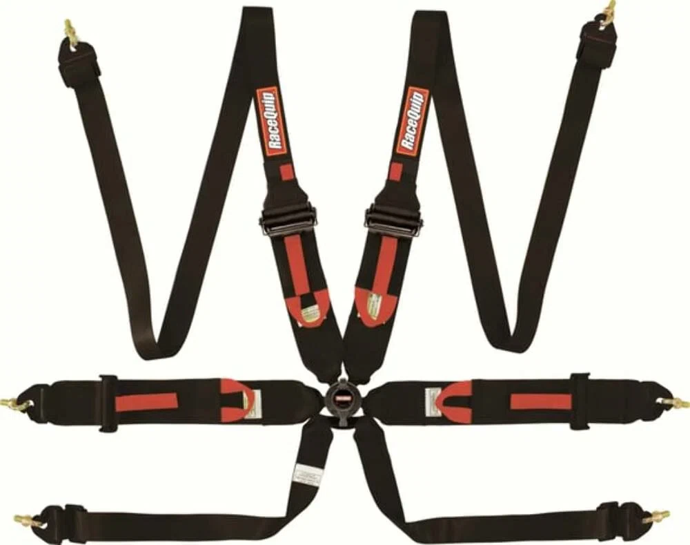 Fia Camlock 6Pt Pull Up Lap Fhr Black - 854004RQP